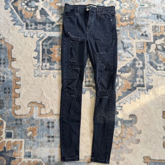 Topshop Denim - TopShop Moto Distressed Jamie Jeans 28 W 34 L